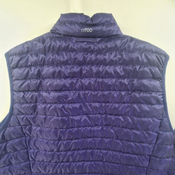 Eddie Bauer Puffer Vest Women’s Quilted 700 Down Fill Purple Insolated Size 2XL - Picture 5 of 6